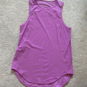 Pink lululemon tank top